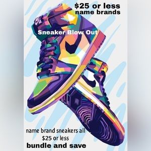 Name Brand Sneakers - Excellent / Very Good Condition